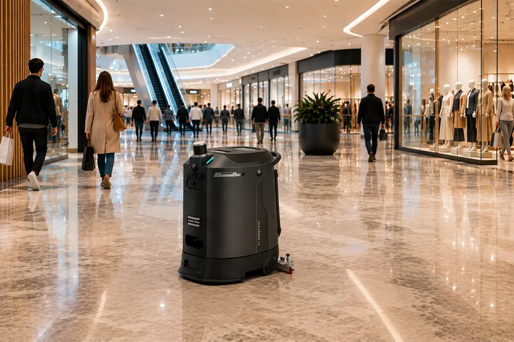 CenoBots AI cleaning robots: a complete guide to the models - Shopping centre cleaning robots