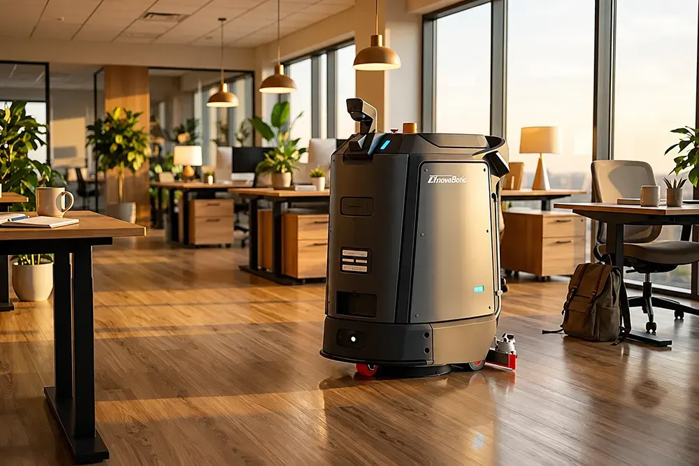 How CenoBots L3 works where large robots can't - Commercial cleaning robots - CenoBots