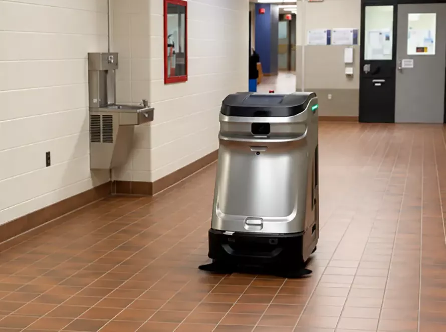 Kako funkcioni&scaron;e Spot Cleaning kod CenoBots robota - Roboti za či&scaron;ćenje hodnika u poslovnom objektu