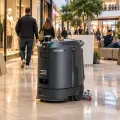Kako robot čisti hodnike tržnog centra bez ometanja kupaca?